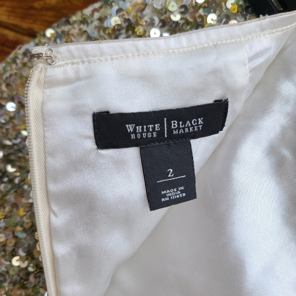 White House Black Market Sequin Skirt - Picture 6 of 7